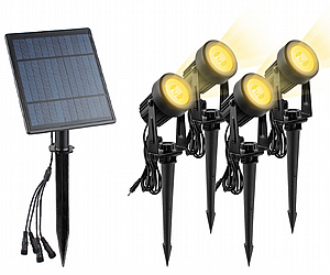 סט 4 תאורת גינה דוקרן סולאריות NEWTEC AL22 RGB סט 4 תאורת גינה דוקרן סולאריות NEWTEC AL22 RGB