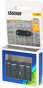 מחבר ישר 6 מ"מ למערכת STOCKER GEYSER (5 יח') מחבר ישר 6 מ"מ למערכת STOCKER GEYSER (5 יח')